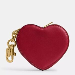 Coach Heart Coin charm